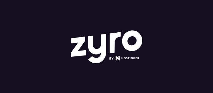 Hostinger 的 Zyro 网站建设者